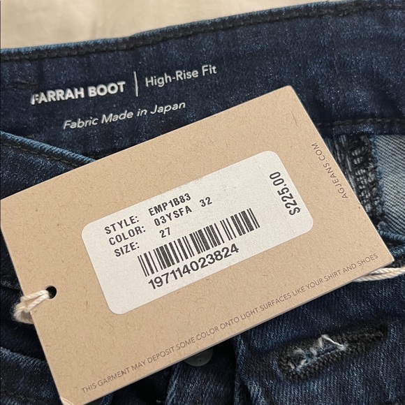 NWT AG Farrah Boot High-Rise Fit Jeans - Picture 7 of 8